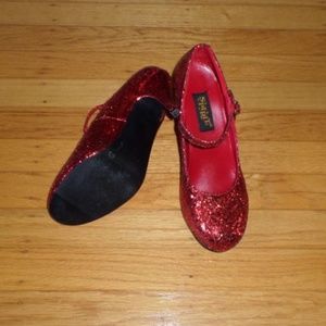 Spirit Shoes - Ruby Red Glitter Dorothy Shoes Spirit Shoes - Ruby Red Glitter Dorothy Shoes